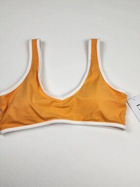 VICI Sport Orange Crop Top Sports Bra Medium NWT Athletic Activewear